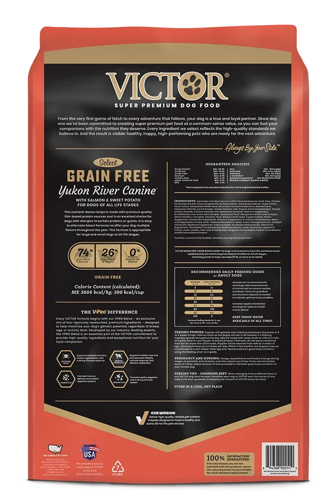 Victor Grain Free Yukon River Canine Recipe Dry Dog Food - Image 2