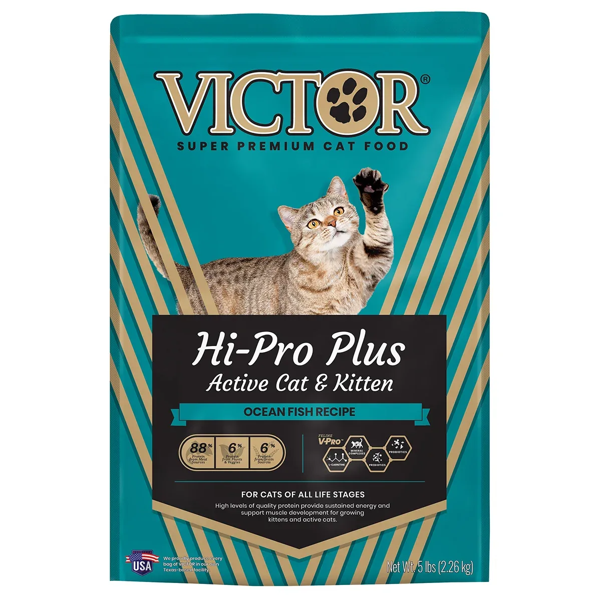 Victor Hi Pro Plus Active Cat & Kitten Dry Cat Food