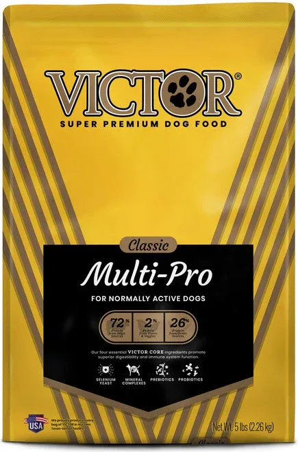 Victor Super Premium Dog Food Classic Multi Pro Dry Dog Food Beef 5lb - Image 2