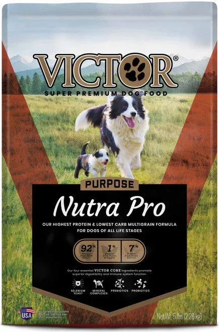 Victor Super Premium Dog Food Purpose Nutra Pro Dry Dog Food Chicken 5lb - Image 2