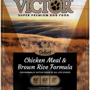 Victor Super Premium Dog Food Select Dry Dog Food Chicken Meal & Brown Rice 5lb