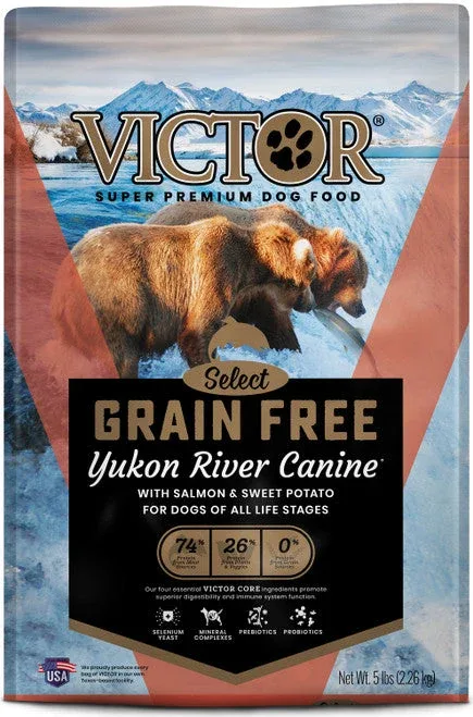 Victor Super Premium Dog Food Select Grain Free Dry Dog Food Yukon River 5lb - Image 2