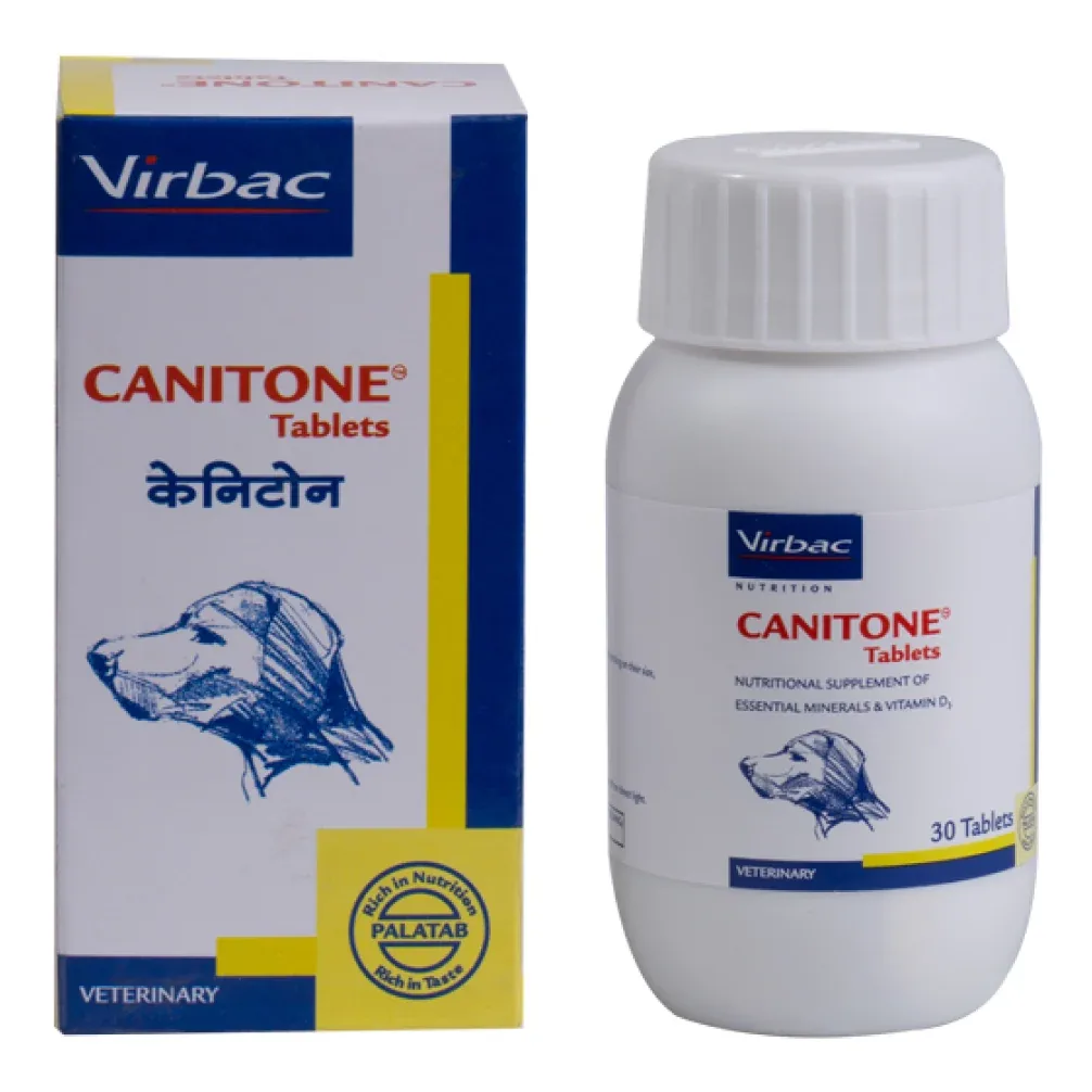 Virbac Canitone Tablets (30 tablets) and Nutrich Tablets (30 Tablets) for Dogs & Cats Combo - Image 2
