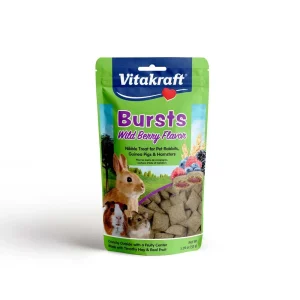 Vitakraft Bursts Wild Berry Flavor Treat for Small Animals 1.76 oz