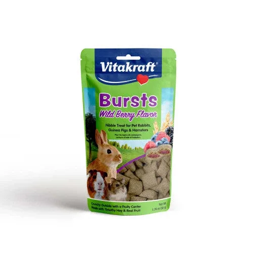 Vitakraft Bursts Wild Berry Flavor Treat for Small Animals 1.76 oz - Image 2