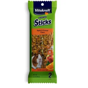 Vitakraft Crunch Sticks Guinea Pig Treats Apple & Orange 3.5 oz 2 ct