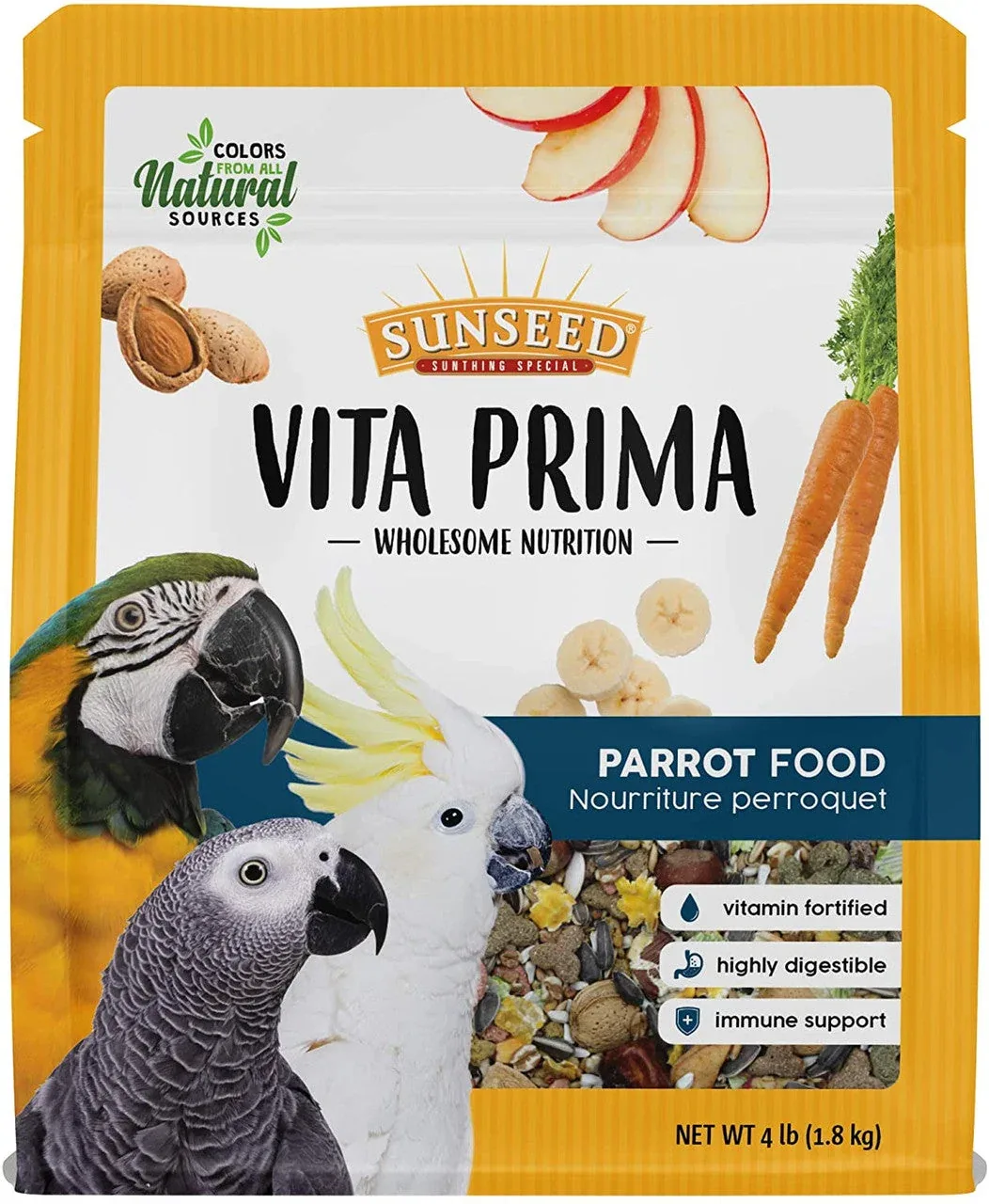 Vitakraft / Sunseed Vitaprima Parrot Food 4lb