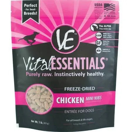 VITAL DOG FREEZE DRIED MIN NIBS CKN 14OZ - Image 2