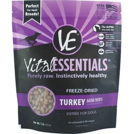 VITAL DOG FREEZE DRIED MIN NIBS TKY 14OZ - Image 2