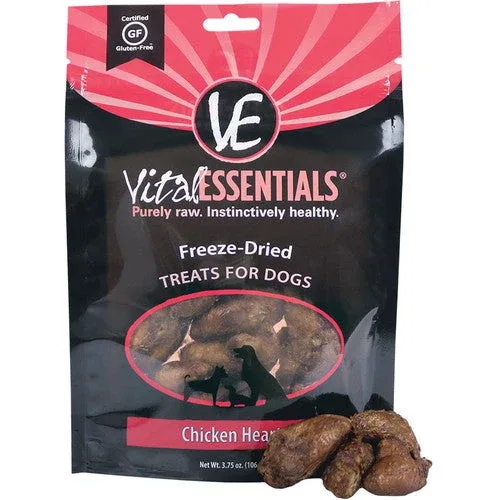 VITAL DOG FREEZE DRIED TREAT CKN HRTS 3.75OZ - Image 2