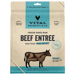 Vital Essentials Beef Entrée Mini Patties Freeze