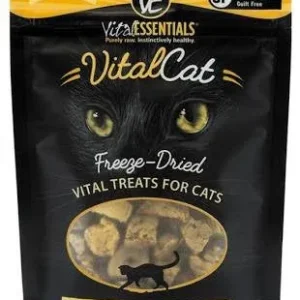 Vital Essentials Duck Entree Cat Food Mini Nibs Grain-Free F/D Raw Cat Food, 8-oz bag