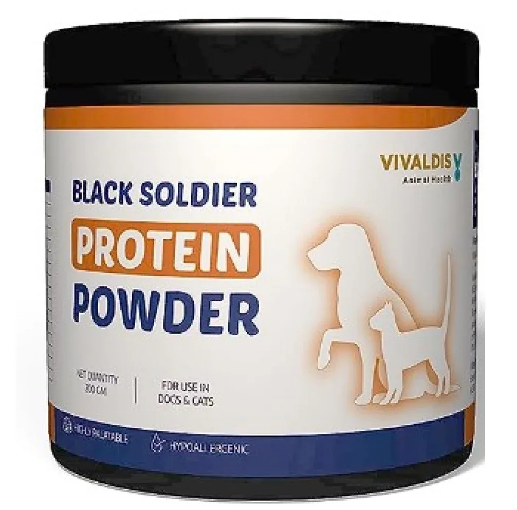 Vivaldis Black Soldier Protein Powder for Dogs and Cats (200g) - Image 2