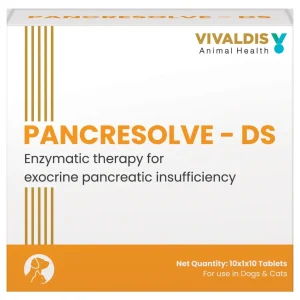 Vivaldis Pancresolve DS Tablets for Dogs and Cats (10 Tablets)