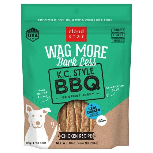 Wag More Bark Less Kansas City Style BBQ Chicken Grilled Jerky 10 oz - Image 2