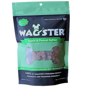 Wagster Apple & Peanut Butter Baked Dog Treats