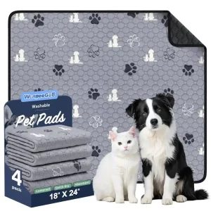 WanpeeGoo Washable Pee Pads for Dogs — Reusable Waterproof & Anti-Slip | Multiple Sizes