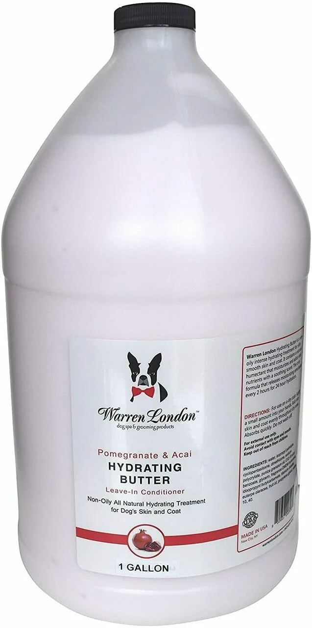 Warren London Hydrating Butter Leave-In Conditioner, Pomegranate & Acai, 1 Gallon