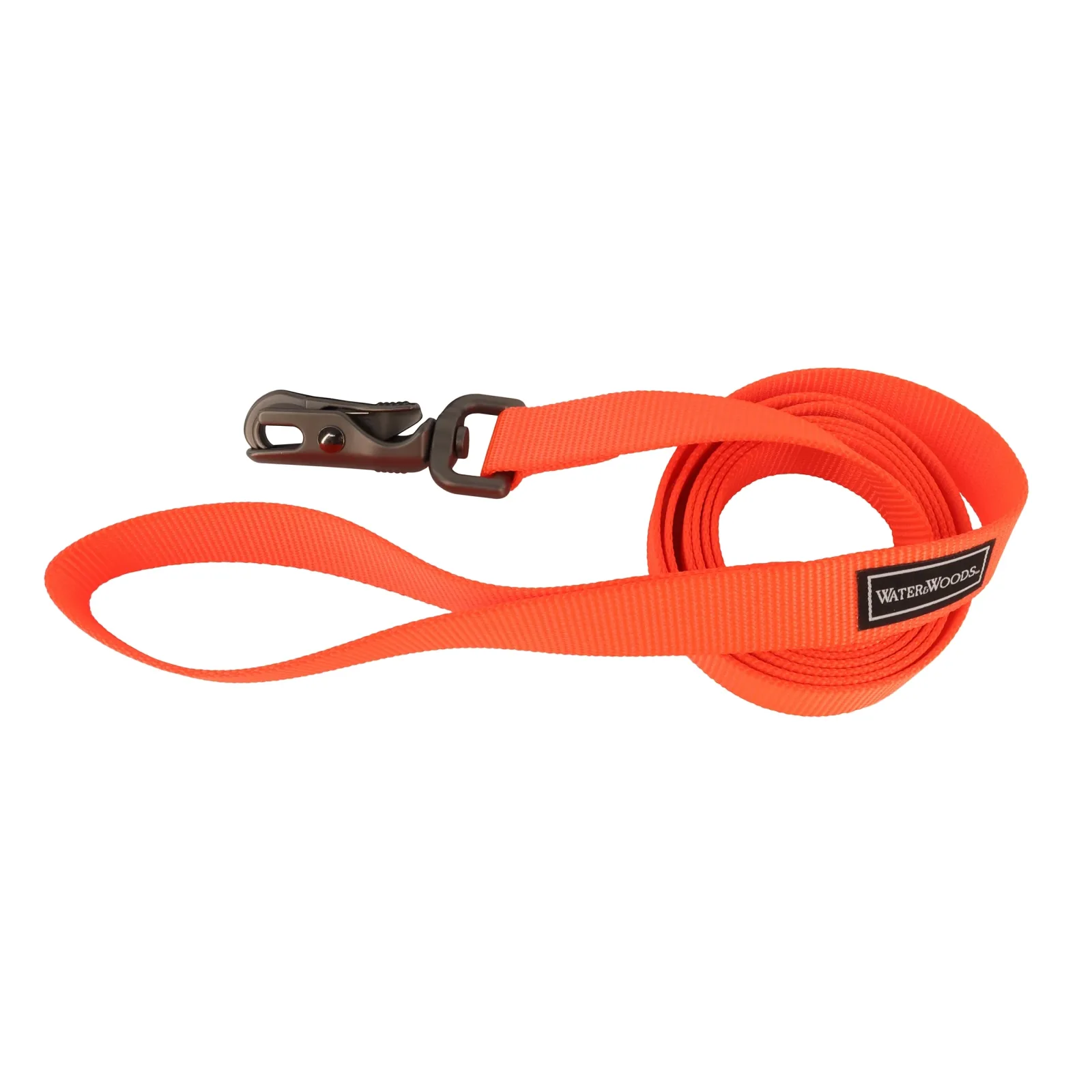 Water & Woods™ Patterned Dog Leash Orange