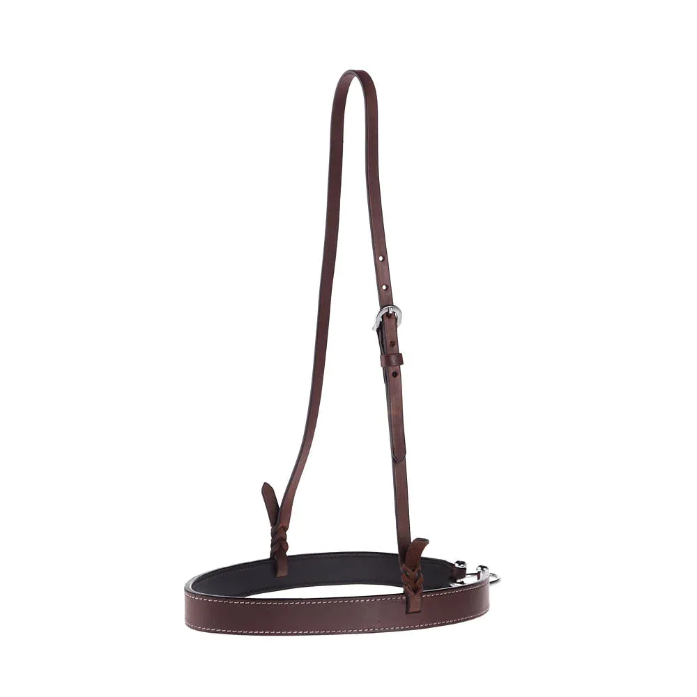 WD Tack Heavy Oiled Double Ply Harness Leather Noseband - Image 2
