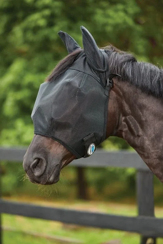 Weatherbeeta ComFiTec Double Dart Deluxe Fly Mask With Ears - Image 2