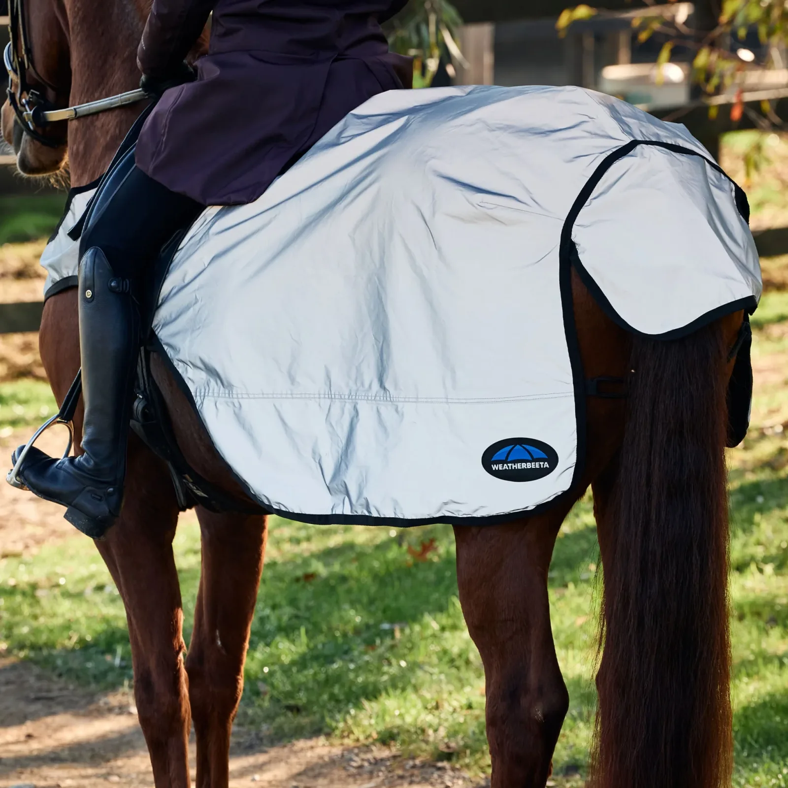 Weatherbeeta Reflective Wrap Around Exercise Sheet - Image 2