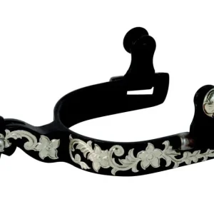 Weaver Antiqued Show Spur With Silver Trim Ladies
