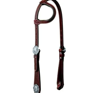 Weaver Basin Cowboy Flat Sliding Ear Headstall