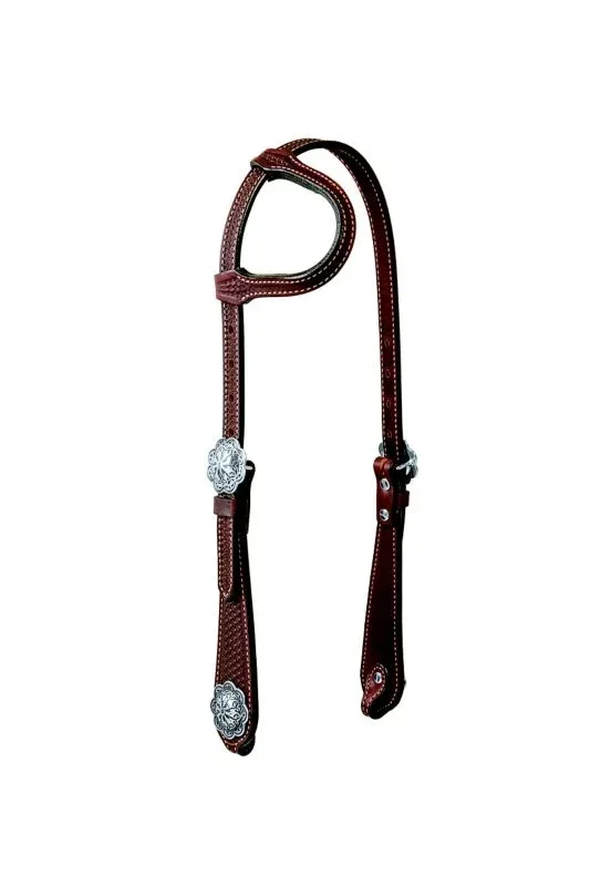Weaver Basin Cowboy Flat Sliding Ear Headstall