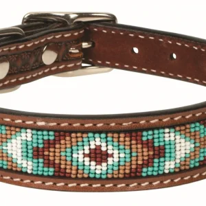 Weaver Beaded Aztec Dog Collar