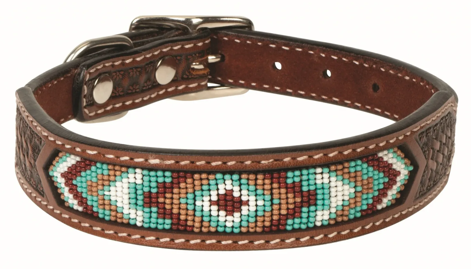 Weaver Beaded Aztec Dog Collar