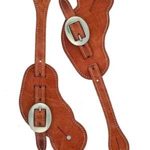 Weaver Buckaroo Harness Leather Spur Straps Russet