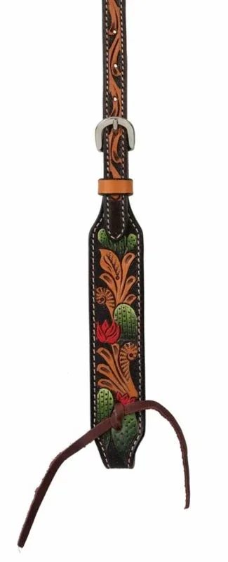 Weaver Cactus Tooled Brow Band - Image 2