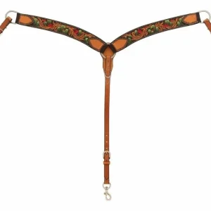 Weaver Cactus Tooled Contour Breast Collar