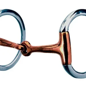 Weaver Eggbutt Snaffle Bit with Copper Mouth 4 1/2