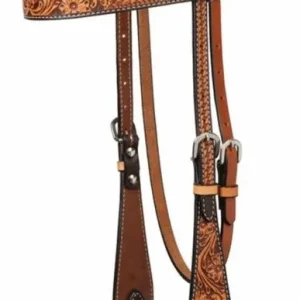 Weaver Floral Tooled Brow Band
