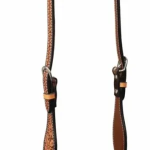 Weaver Floral Tooled Sliding Ear Headstall