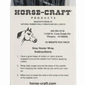 Weaver Horse Cra Dally Wraps 10 Pack Grey