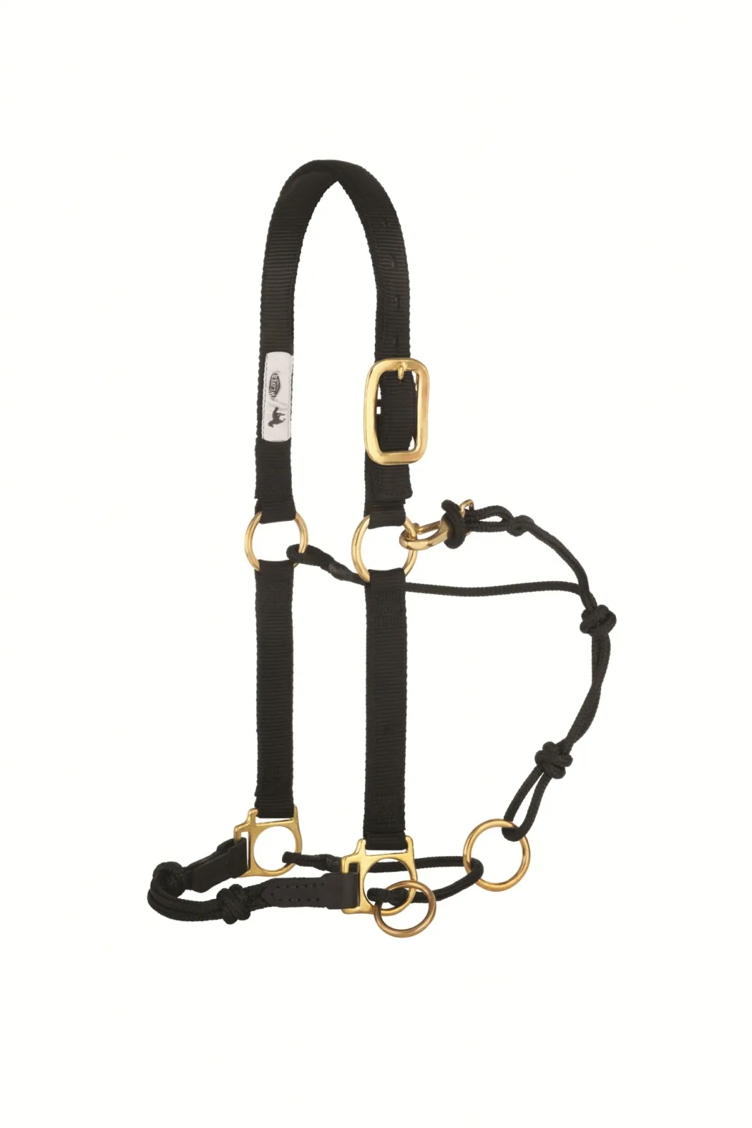 Weaver Kalley Krickeberg Nylon & Rope Combination Horsemans Halter with Side Ring