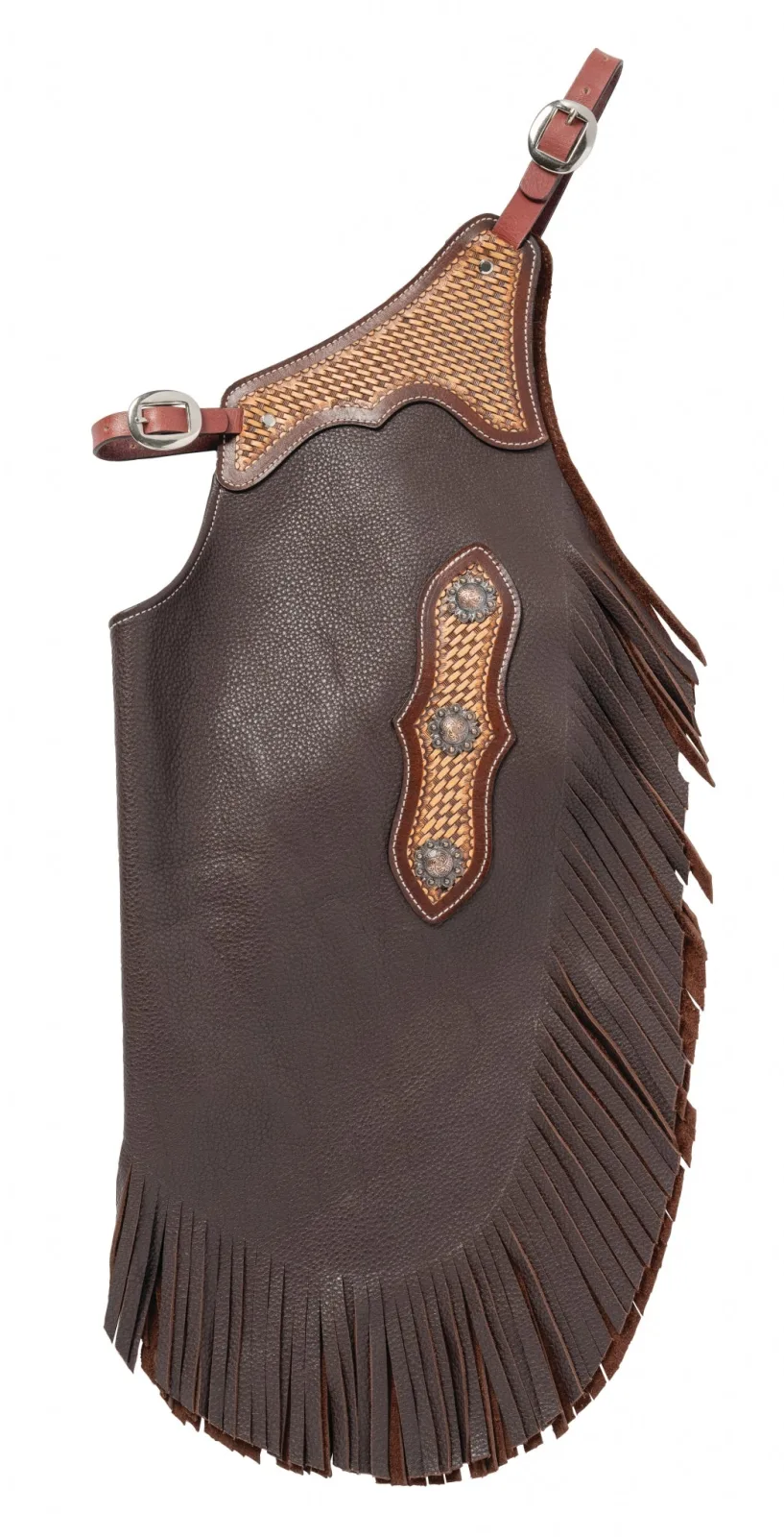 Weaver Kids Leather Basketweave Cowboy Chinks
