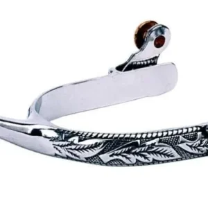 Weaver Ladiefts Roping Spurs With Engraved Band 1.75
