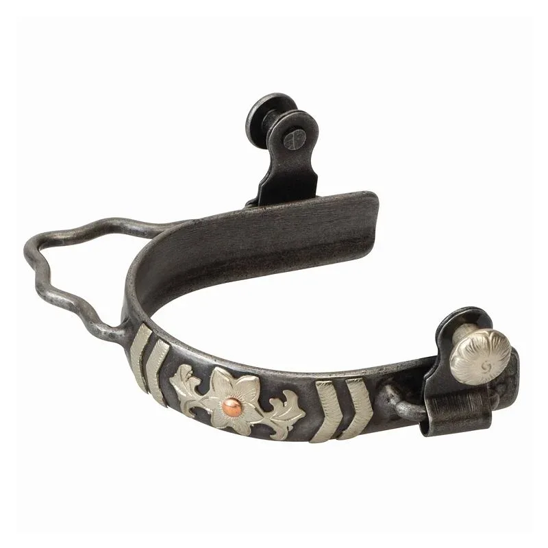 Weaver Ladies AP Chevron Floral Bumper Spurs 3/4in - Image 2