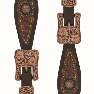 Weaver Ladies Western Floral Spur Straps