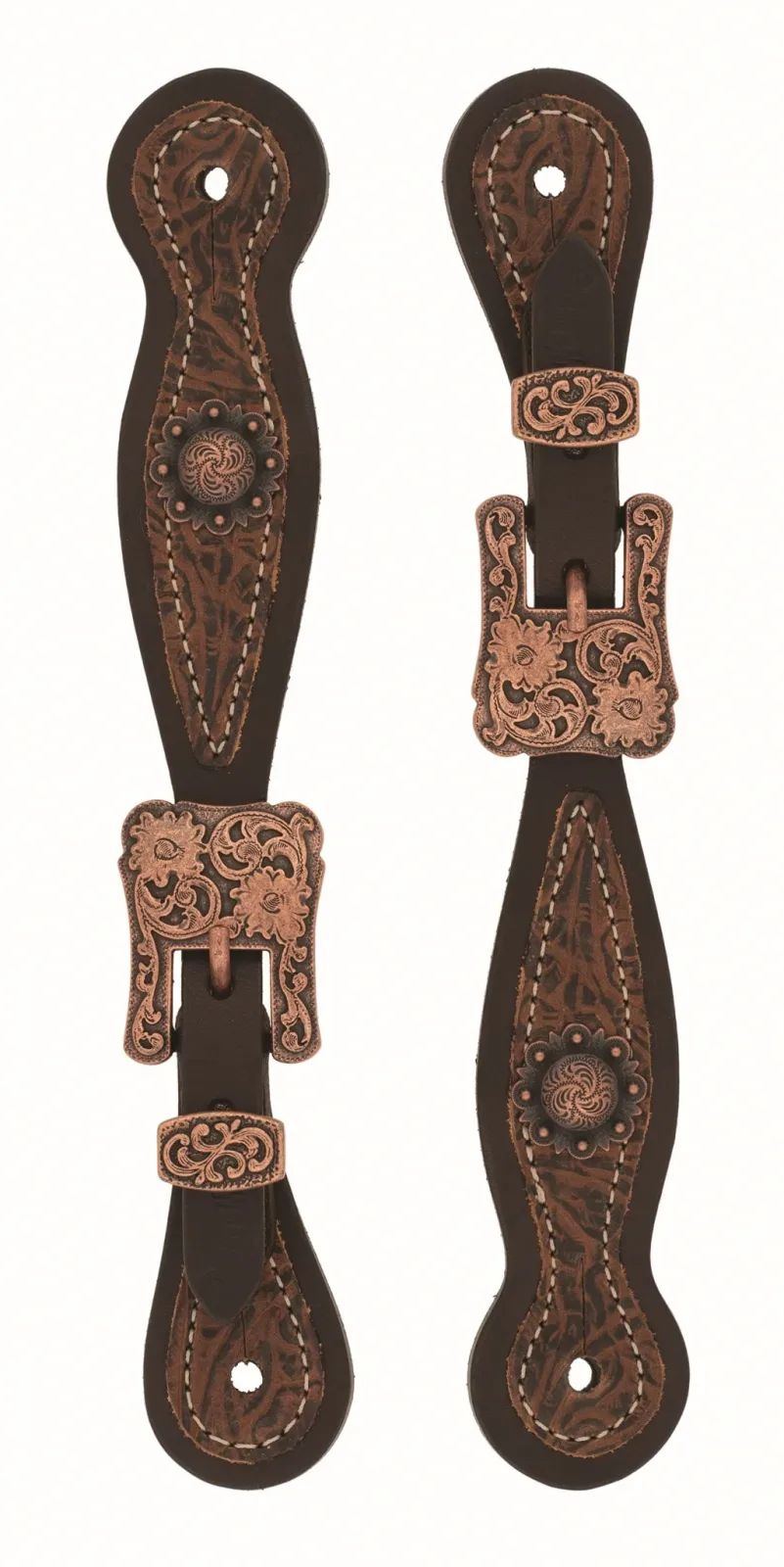 Weaver Ladies Western Floral Spur Straps