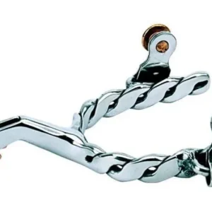 Weaver Leather Kids Spurs With Twisted Band 1.75 Brn