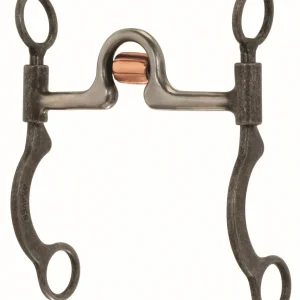 Weaver Leather Ported Horse Bit with Copper Cricket