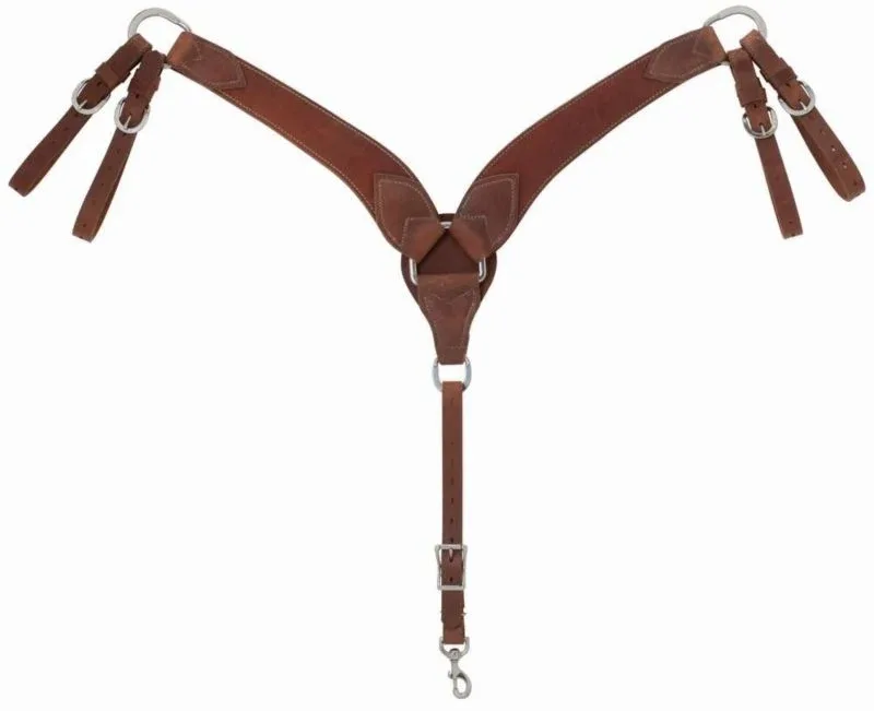 Weaver Leather Protack Roper Breast Collar Russet