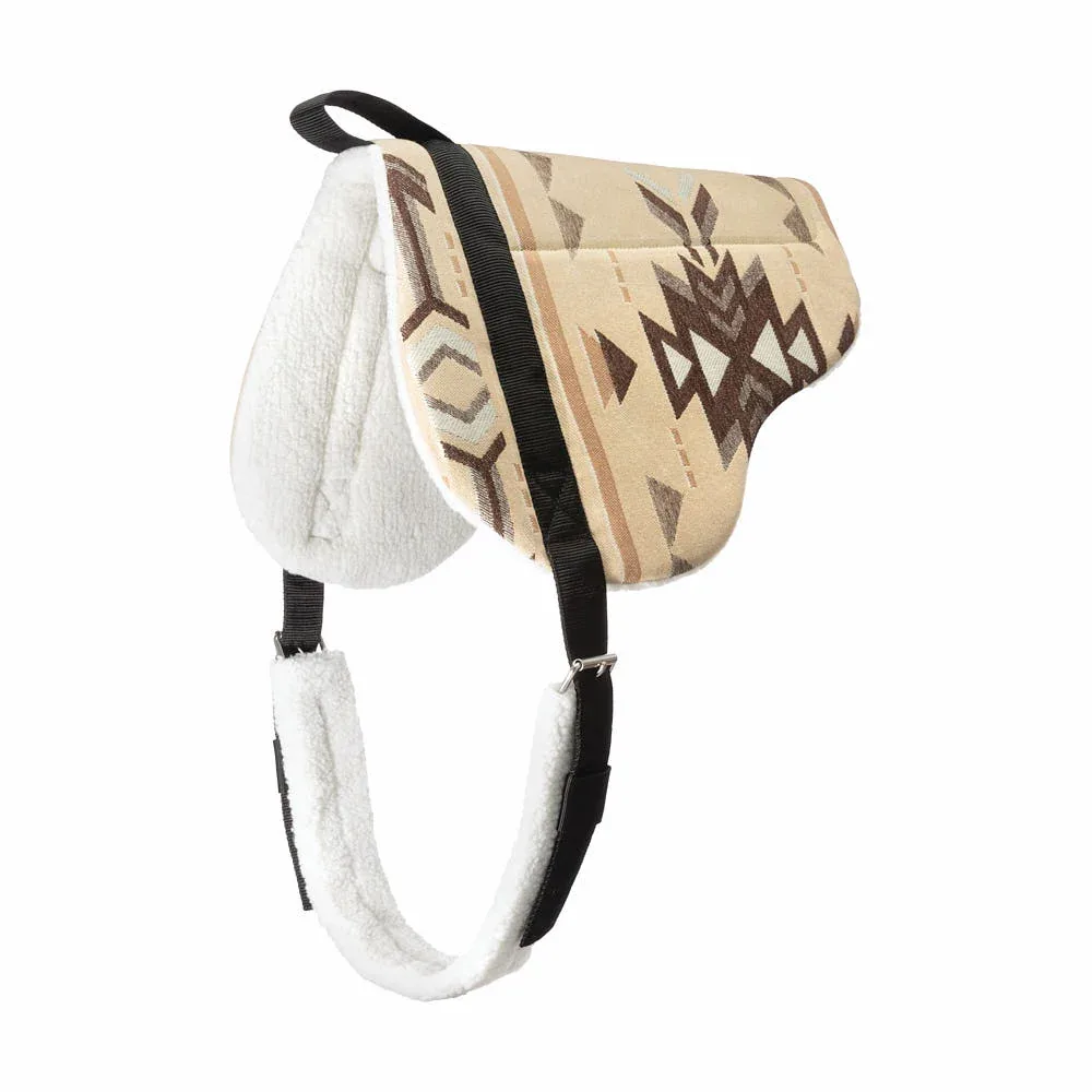 Weaver Leather Santa Fe Beige Fleece Lined All Purpose Bareback Pad