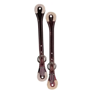 Weaver Leather Spur Straps With Rawhide Corners
