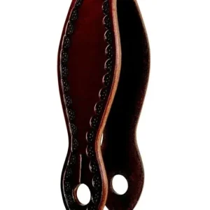 Weaver Leather Tooled Slobber Straps 2 X 14 Brown